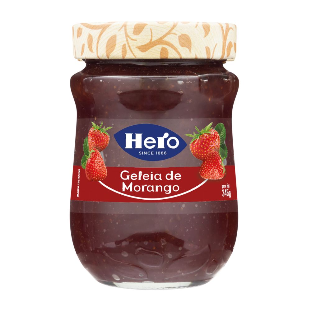 Geleia Morango Hero 345g - queensberry